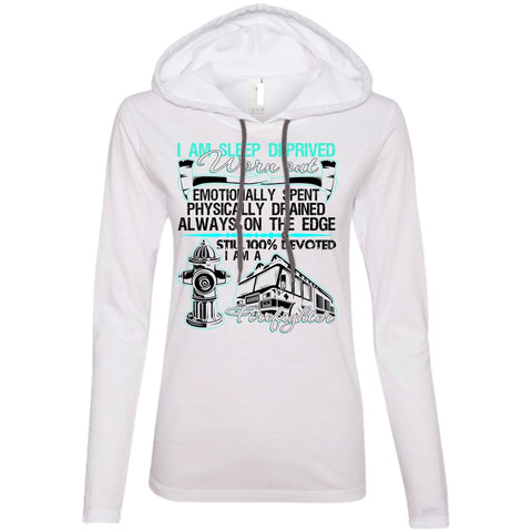 A black t-shirt with the shopify logo