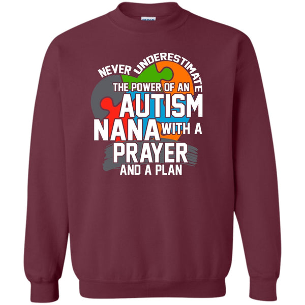 The Power Of An Autism Nana T Shirt, Coolest Autism Nana Sweatshirt