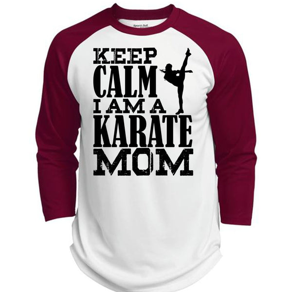I Am A Karate Mom T Shirt, I Love Karate T Shirt, Awesome T-Shirts  (Polyester Game Baseball Jersey)