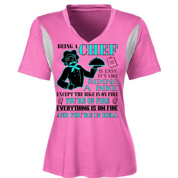 Being A Chef Is Easy T Shirt, It's Like Riding A Bike T Shirt, Sport T Shirt
