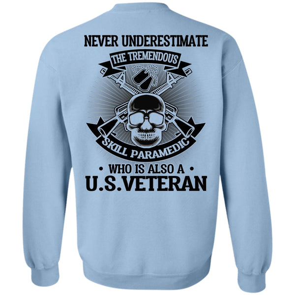 I Love Veteran T Shirt, Who Is Also A US Veteran Sweatshirt