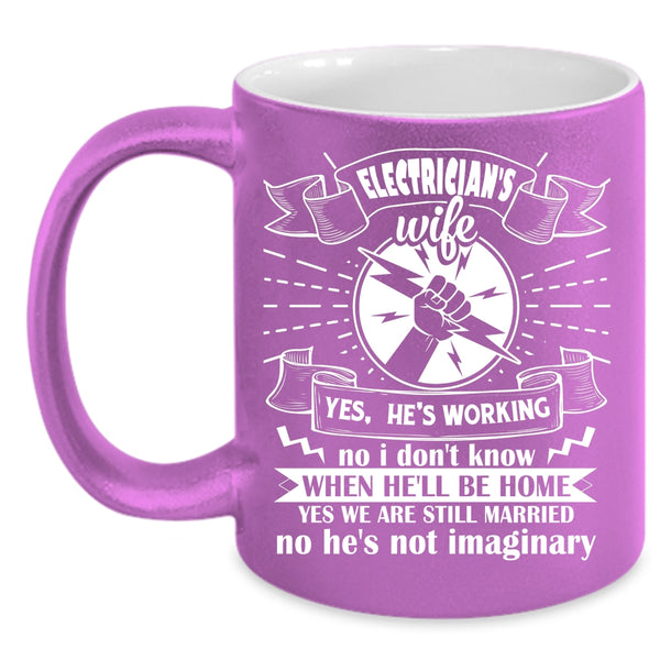 Electrician's Wife Cup, Cool Gift For Electrician's Wife Mug