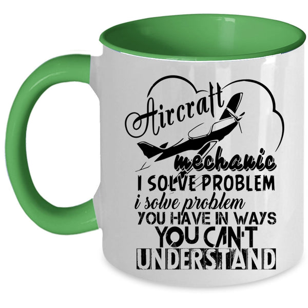 Cool Gift For Mechanic Coffee Mug, Aircraft Mechanic Accent Mug