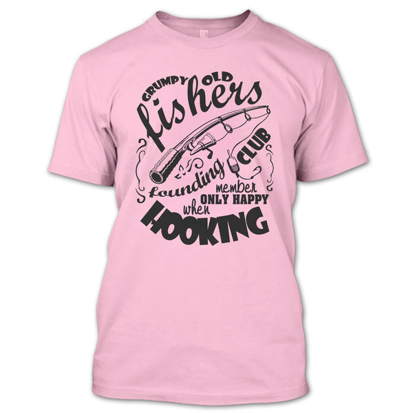 Grumpy Old Fishers T Shirt, Coolest Fishing T Shirt