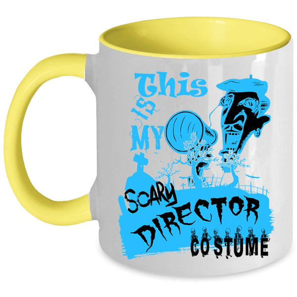 Scary Halloween Coffee Mug, This Is My Scary Director Costume Accent Mug