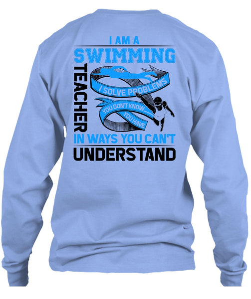 I Am A Swimming Teacher T Shirt, Being A Swimming T Shirt