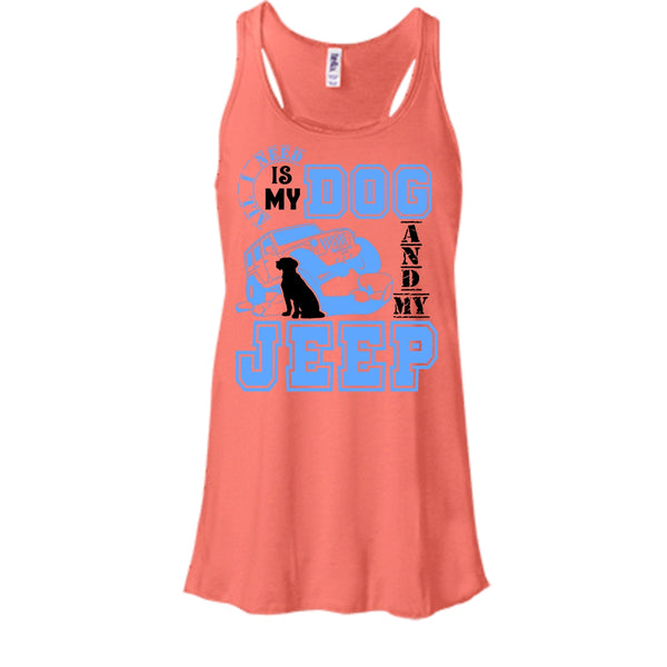 All I Need Is My Dog T Shirt, I Love My Jeep And Dog T Shirt, Awesome t-shirts