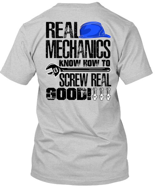 Real Mechanics T Shirt, I Love Mechanic T Shirt