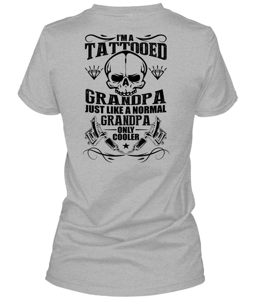 I'm A Tattooed Grandpa T Shirt, I Love Tattoo T Shirt