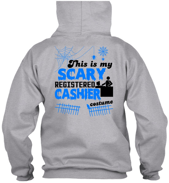 This Is My Scary Registered Cashier Costume T Shirt, Wait For Halloween T Shirt