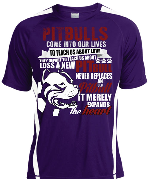Pit Bulls Come Into Our Lives T Shirt, Loss A New Pit Bull T Shirt, Cool Shirt
