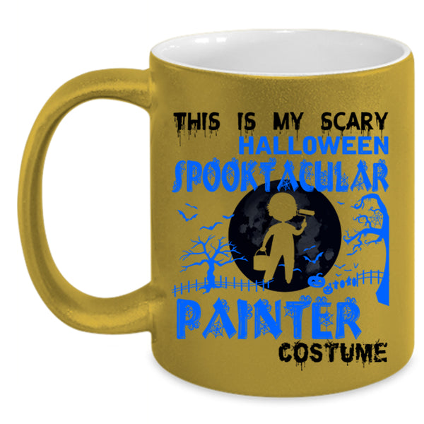 Scary Coffee Mug, My Scary Halloween Spooktacular Painter Accent Mug