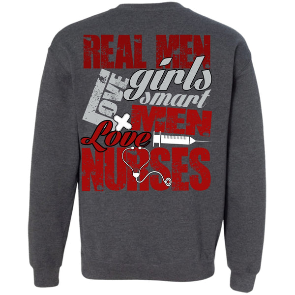 Smart Men Love Nurses T Shirt, I Love Nursing Sweatshirt