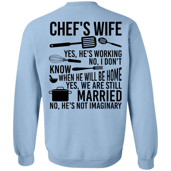 I Love Wife T Shirt, Chef's Wife Sweatshirt