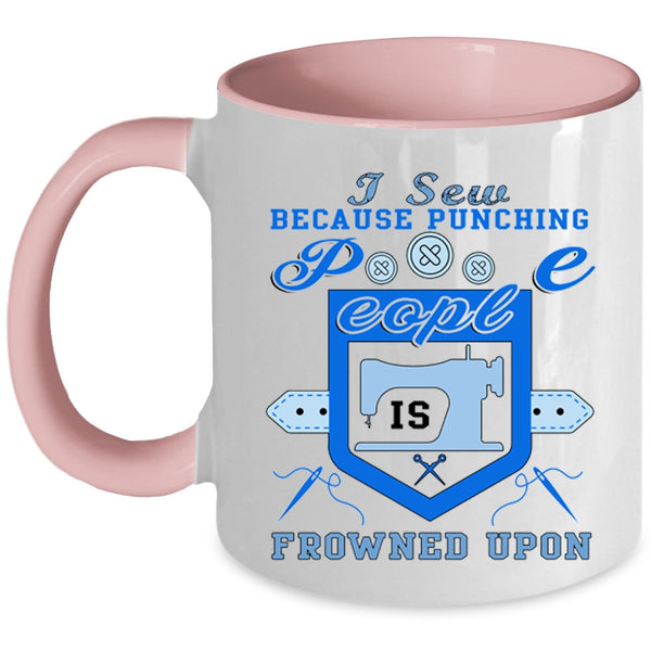 I Love Sewing Coffee Mug, I Sew Accent Mug