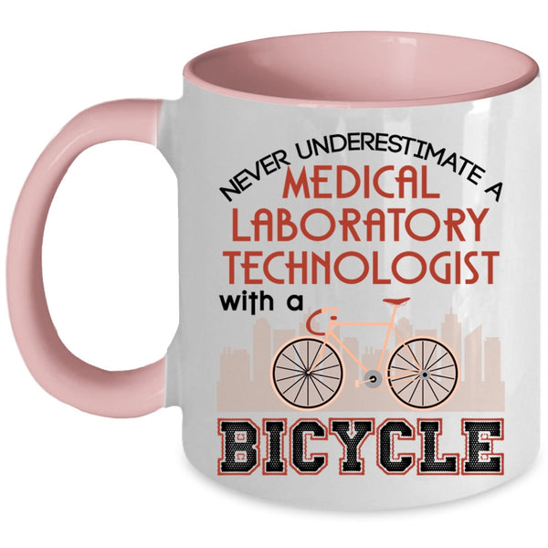Bicycle Coffee Mug, Medical Laboratory Technologist Accent Mug