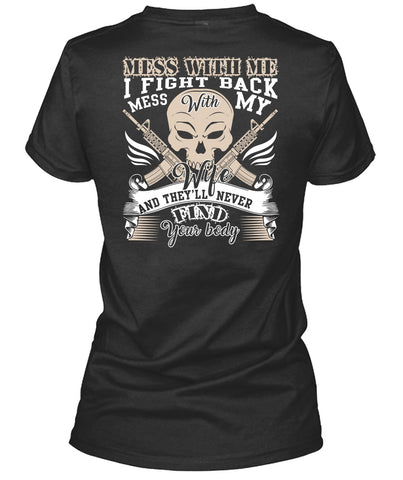 A black t-shirt with the shopify logo