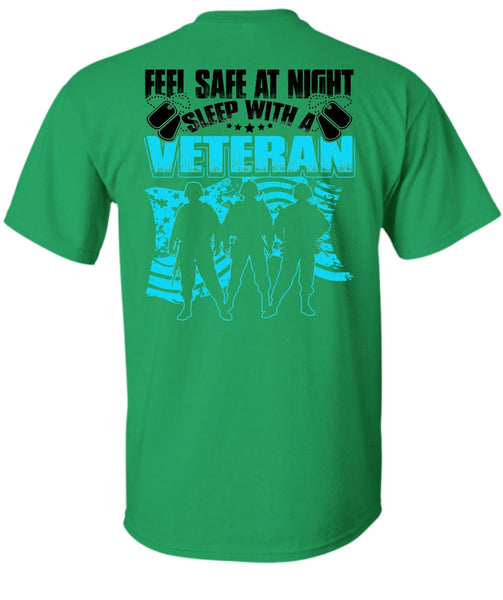 Sleep With A Veteran T Shirt, I Love Veteran T Shirt