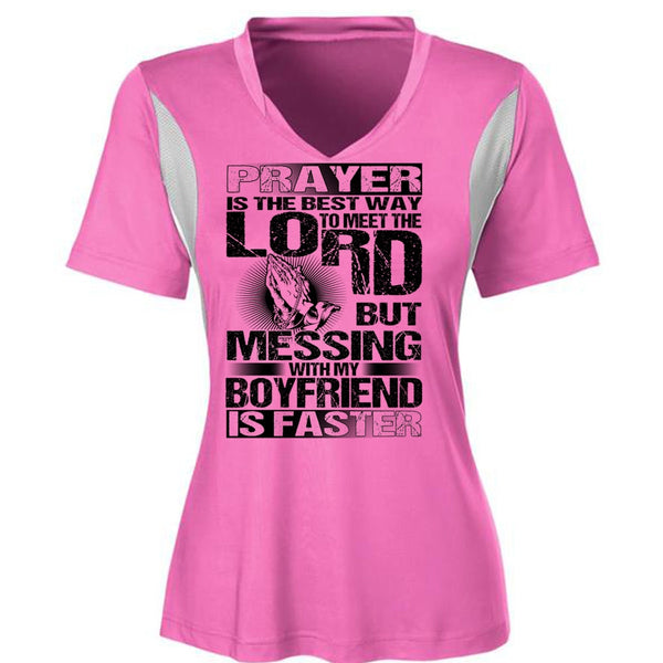 Messing With My Boyfriend Is Faster T Shirt, I Love Husband T Shirt, Awesome T-Shirts
