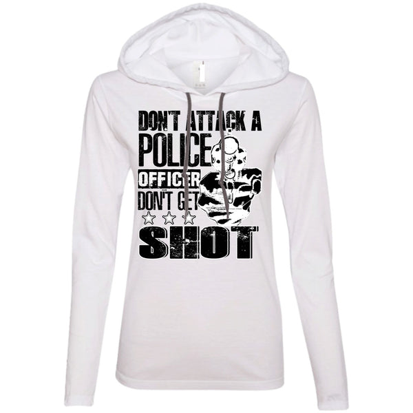 A black t-shirt with the shopify logo