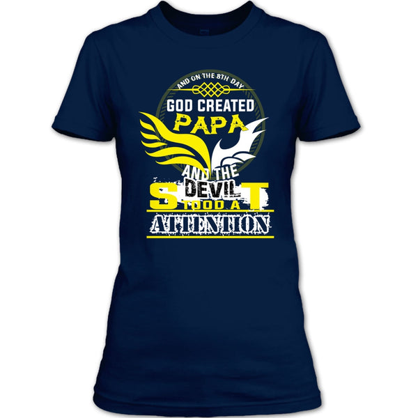 A black t-shirt with the shopify logo