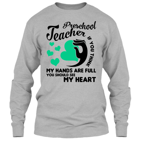 Preschool Teacher T Shirt, Teacher's Day Gift T Shirt
