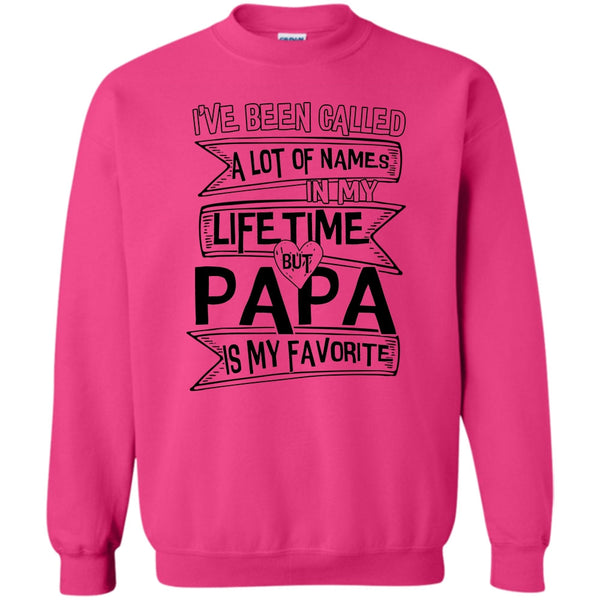 Father's Day Gift T Shirt, Papa Is My Favorite Peple Sweatshirt