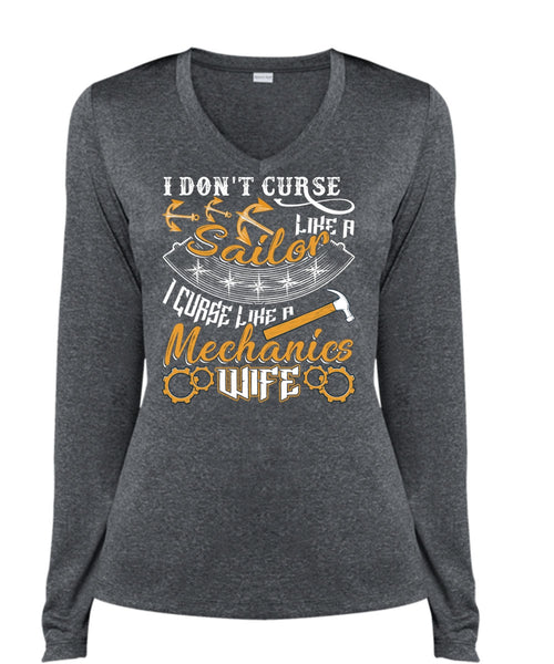 I Don't Curse Like A Sailor T Shirt, Like A Mechanics Wife T Shirt