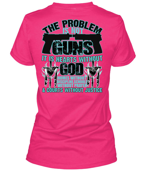 The Problem Is Not Guns T Shirt, I Love Veteran T Shirt