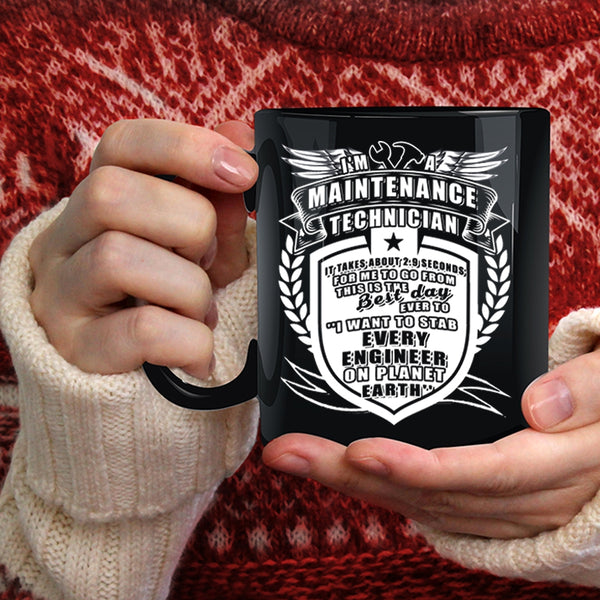I'm A Maintenance Technician Coffee Mug, Funny Maintenance Technician Coffee Cup