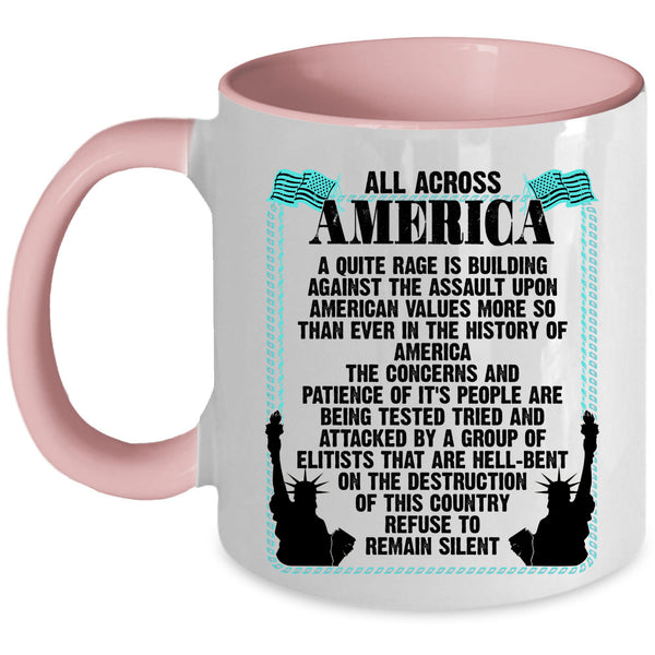 Cool Gift For My Friends Coffee Mug, All Acrross America Accent Mug