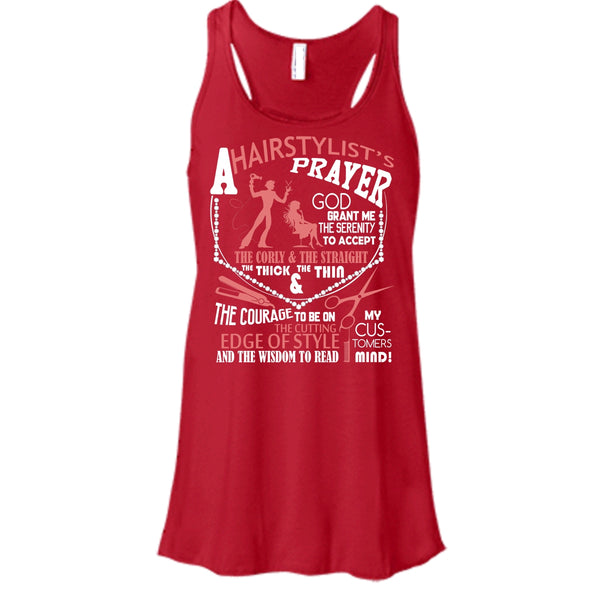 A Hair Stylist's Prayer T Shirt, Hair Stylist's Prayer Tank Top