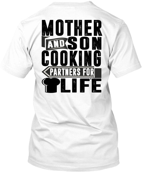 A black t-shirt with the shopify logo