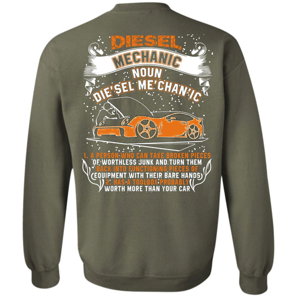 Worth More Than Your Car T Shirt, I Love Mechanic Sweatshirt
