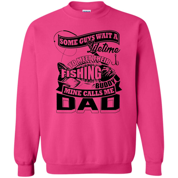 Coolest Fishing Dad T Shirt, Their Fishing Buddy Sweatshirt