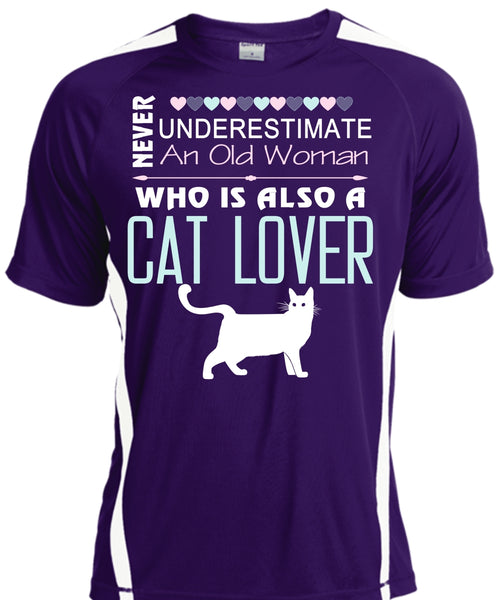 Never Underestimate An Old Woman Who Is Also A Cat Lover T Shirt, My Pets T Shirt