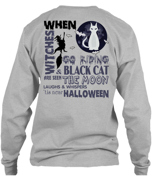 Go Riding And Black Cat Are Seen The Moon T Shirt, I Love You Pumpkin T Shirt