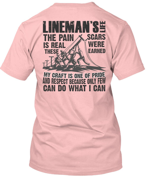 Lineman's Life T Shirt, I Love Lineman T Shirt