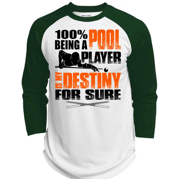 Being A Pool Player T Shirt, I Love Pool T Shirt, Awesome T-Shirts  (Polyester Game Baseball Jersey)