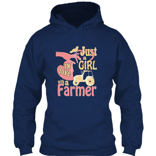 Just A Girl T Shirt, In Love With A Farmer T Shirt