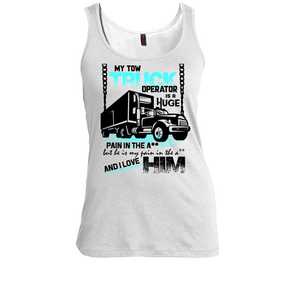 My Tow Truck Operator T Shirt, I Love My Tow Truck Operator Tank Top