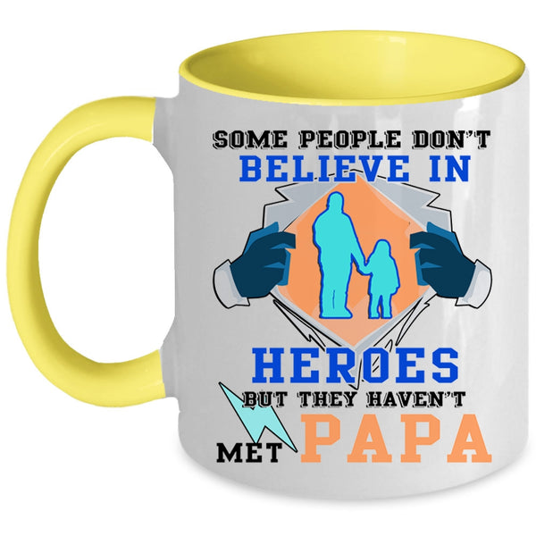 My Awesome Papa Coffee Mug, They Haven't Met Papa Accent Mug