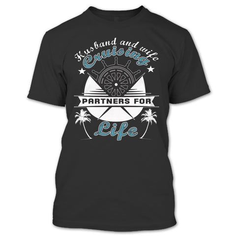 A black t-shirt with the shopify logo