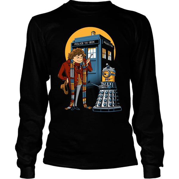 A black t-shirt with the shopify logo