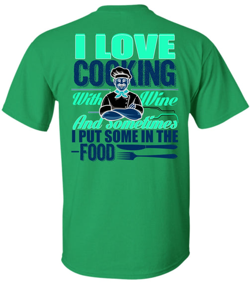 I Love Cooking T Shirt, I Love Chef T Shirt
