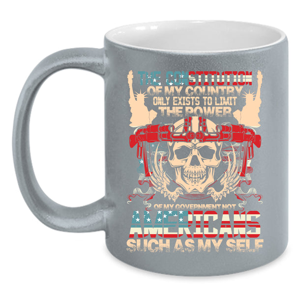 The Constitution Of My Country Coffee Mug, Awesome American Coffee Cup