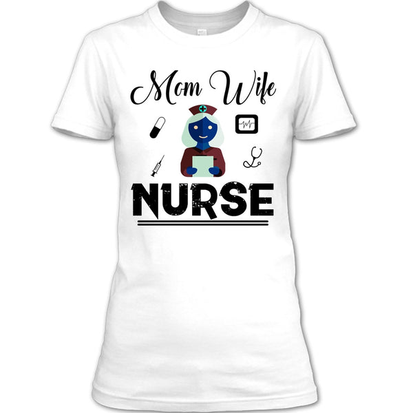 A black t-shirt with the shopify logo