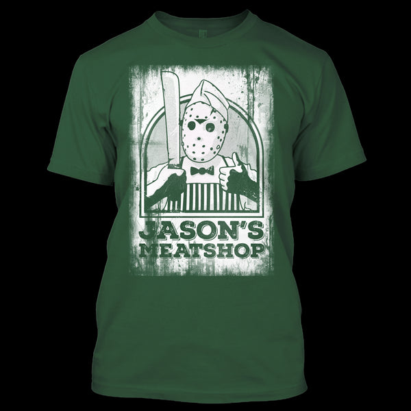 A black t-shirt with the shopify logo