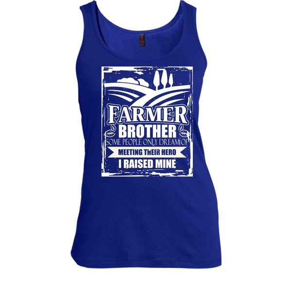 Farmer Brother T Shirt, Coolest Farmer Brother Tank Top