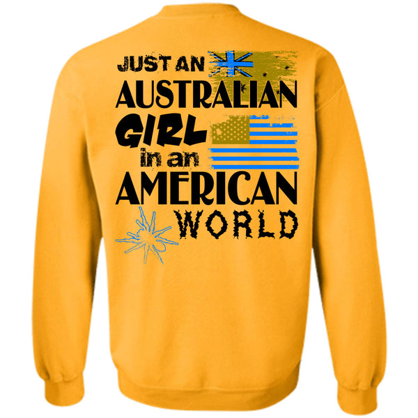 Wait For Halloween T Shirt, Just An Australian Girl In An American World Sweatshirt